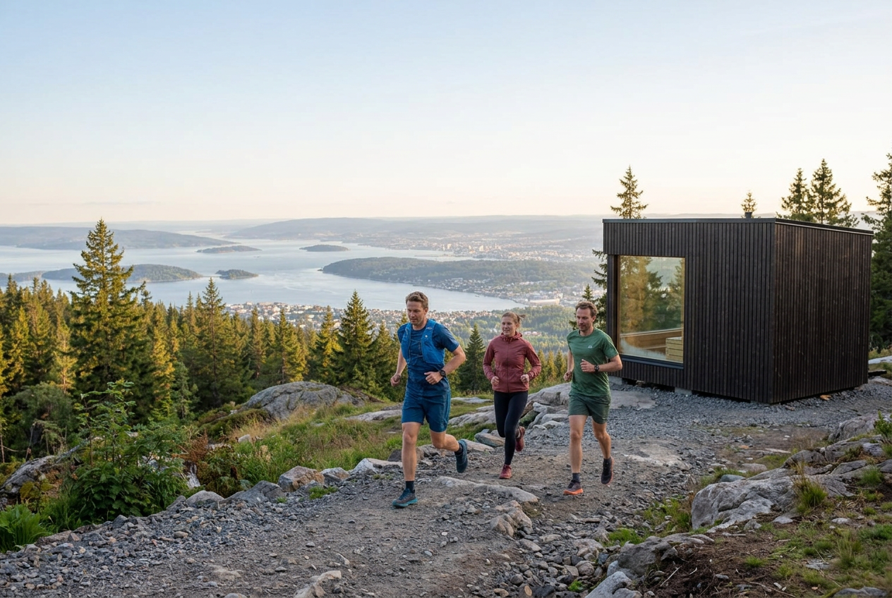 Grefsenkollen Trail & Sauna — Forest trails to Oslo's best viewpoint, finished with a wood-fired sauna.
